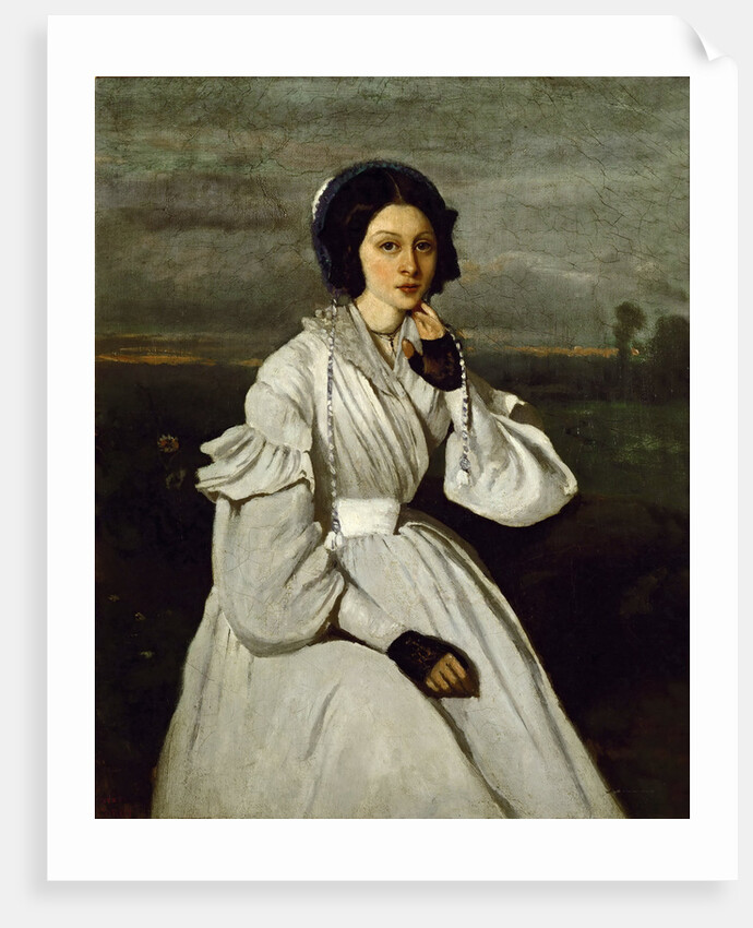 Portrait of Claire Sennegon by Jean-Baptiste Camille Corot