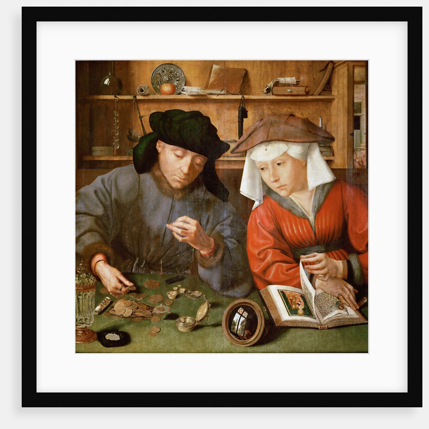 The Moneylender and his Wife by Quentin Massys