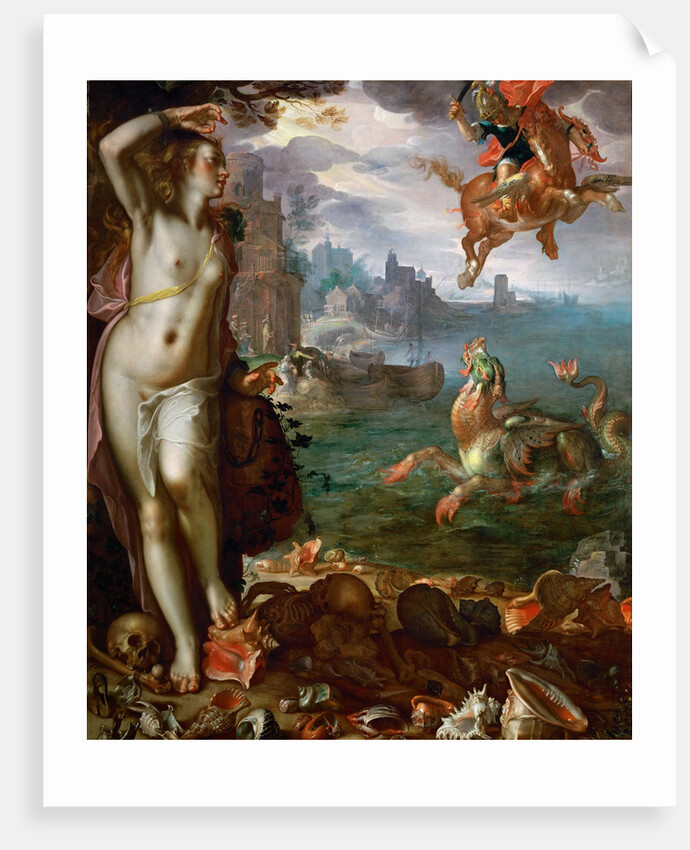 Perseus Freeing Andromeda by Joachim Wtewael