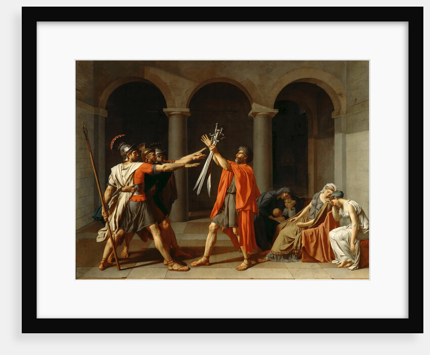 The Oath of the Horatii by Jacques Louis David