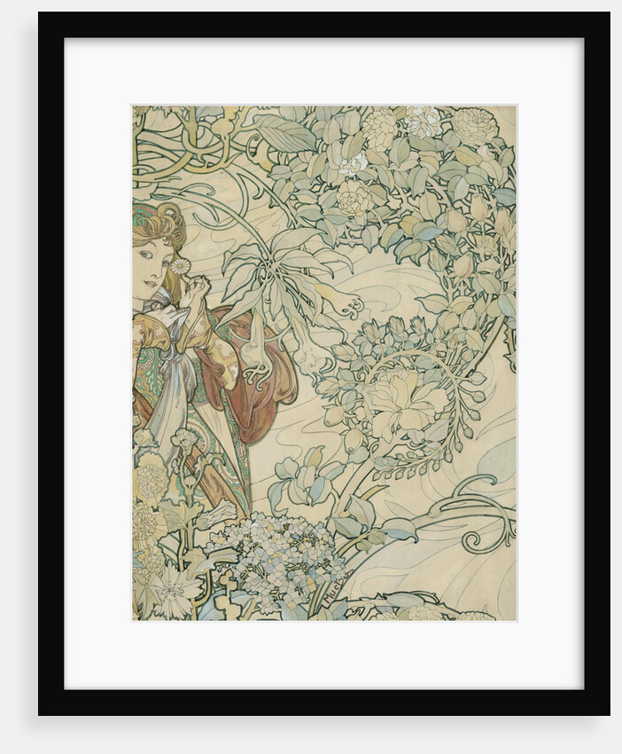 Textile design by Alfons Marie Mucha