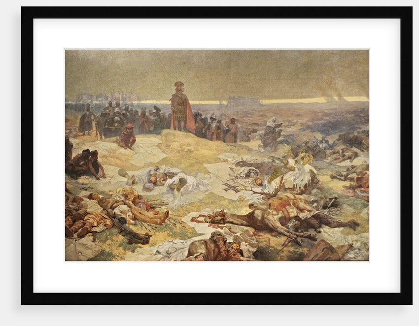 After the Battle of Grunwald. The Solidarity of the Northern Slavs (The cycle The Slav Epic) by Alfons Marie Mucha