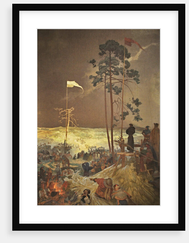 The Meeting Na Krizkach  (The cycle The Slav Epic) by Alfons Marie Mucha