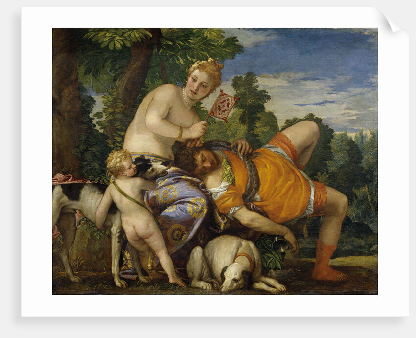 Venus and Adonis by Paolo Veronese