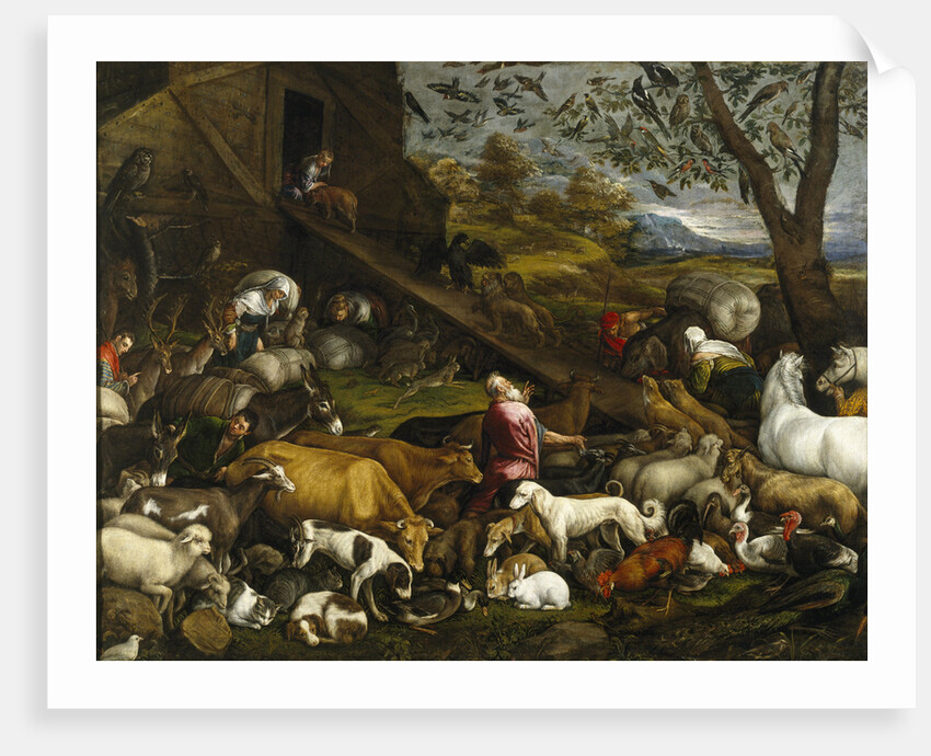 The Animals Board Noahs Ark by Jacopo il vecchio Bassano