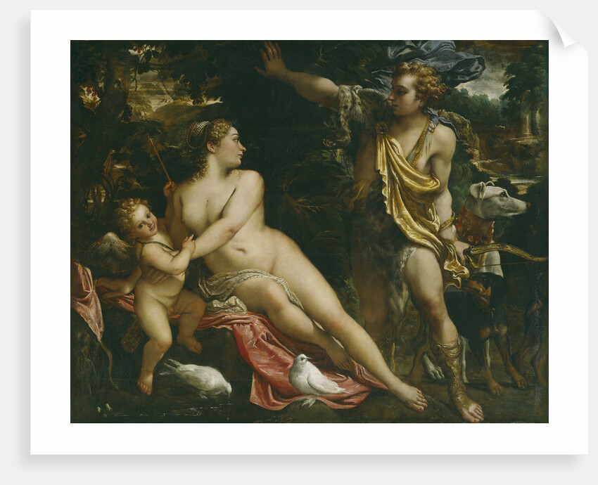 Venus, Adonis and Cupid by Annibale Carracci