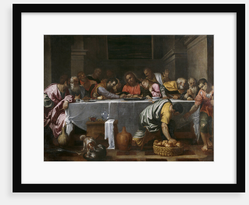 The Last Supper by Agostino Carracci