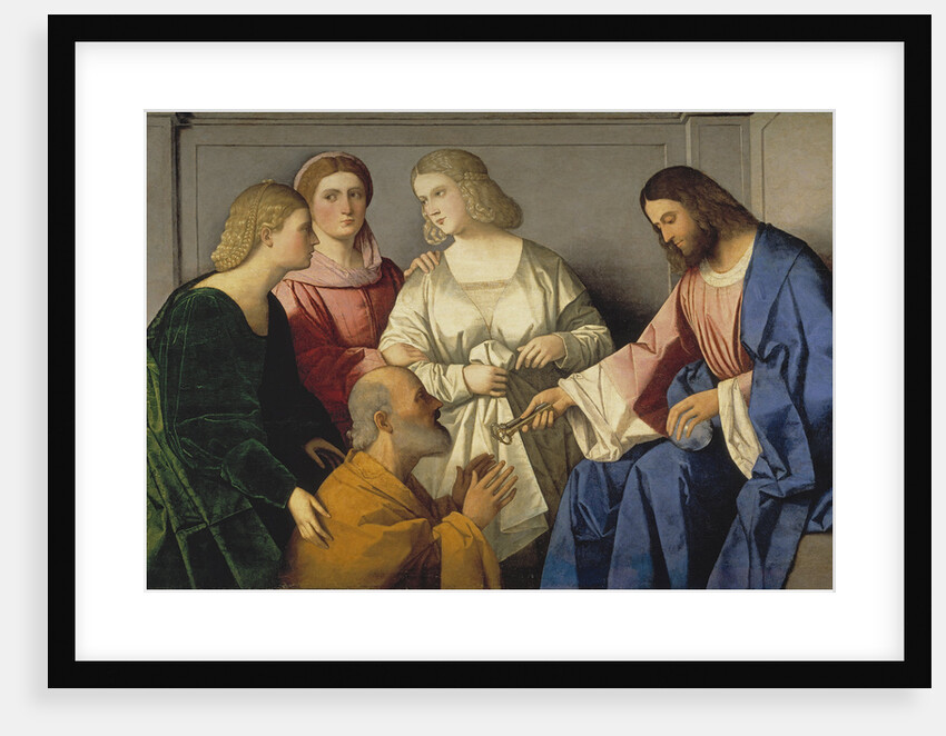 Christ Giving the Keys to Saint Peter by Vincenzo di Biagio Catena