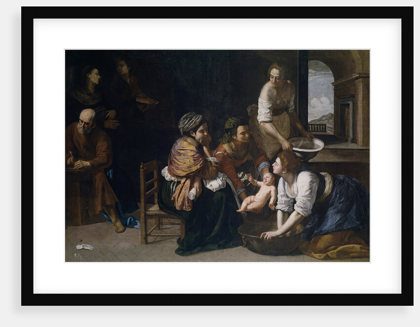 The Birth of Saint John the Baptist by Artemisia Gentileschi