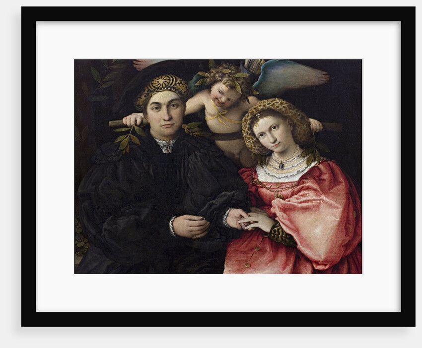 Portrait of Marsilio Cassotti and His Bride Faustina by Lorenzo Lotto