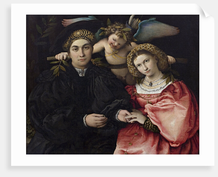 Portrait of Marsilio Cassotti and His Bride Faustina by Lorenzo Lotto