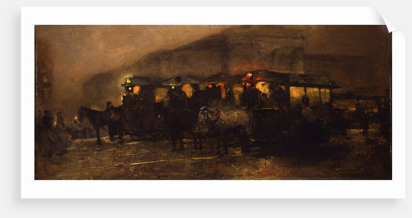 Evening at Square by George Hendrik Breitner