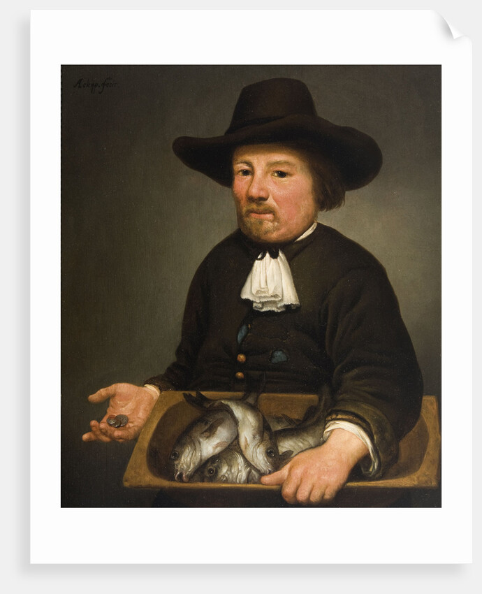 Man with the Bucket of Fish by Aelbert Cuyp
