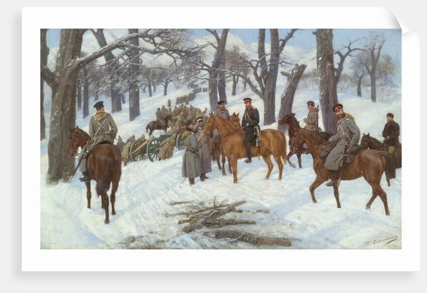 General Count Iosif Gurko in the Balkans by Pavel Osipovich Kovalevsky