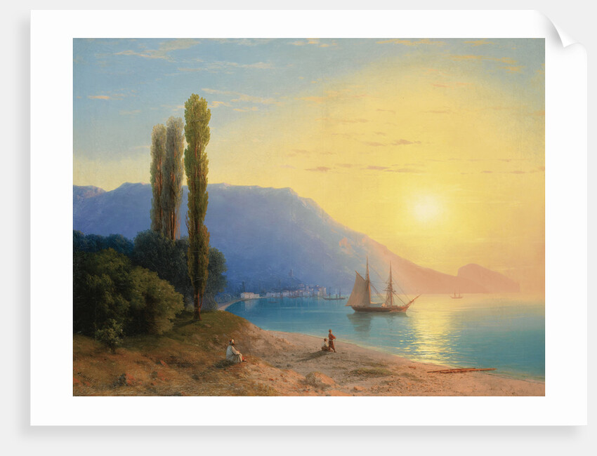 Sunset over Yalta by Ivan Konstantinovich Aivazovsky