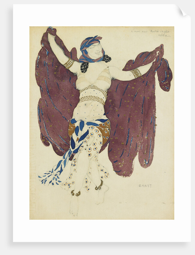 Costume design for the ballet Cleopatra by A. Arensky by Léon Bakst