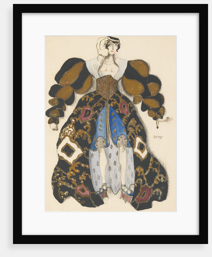 Costume design for the Ballet La Légende de Joseph by R. Strauss by Léon Bakst