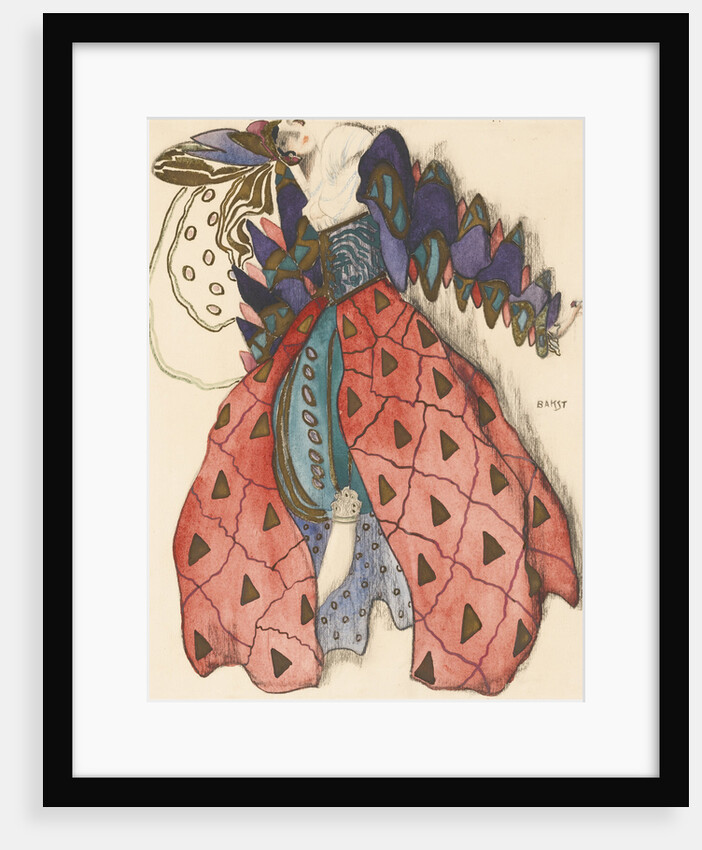 Costume design for the Ballet La Légende de Joseph by R. Strauss by Léon Bakst
