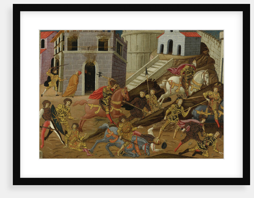 The expulsion of Tarquin and his family from Rome by Master of Marradi