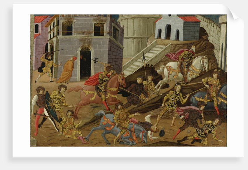 The expulsion of Tarquin and his family from Rome by Master of Marradi