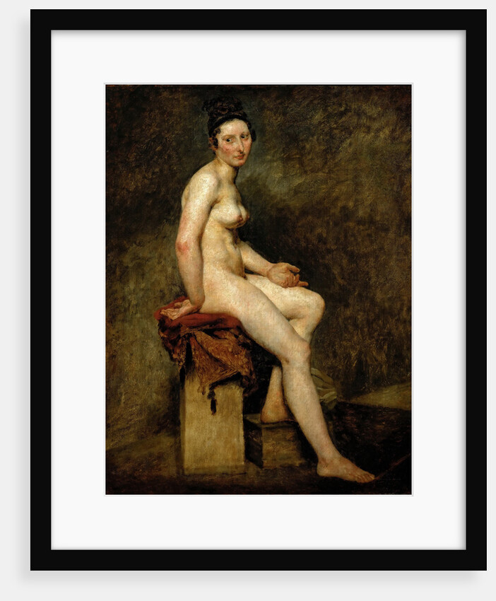 Mademoiselle Rose (Seated Nude) by Eugène Delacroix