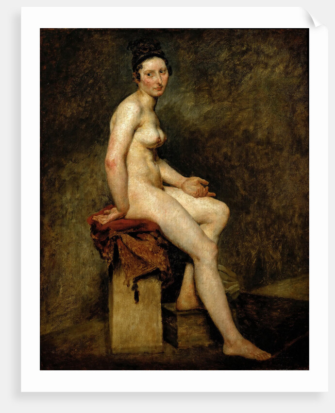 Mademoiselle Rose (Seated Nude) by Eugène Delacroix