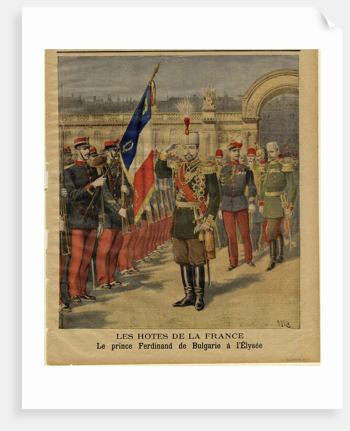 Ferdinand I of Bulgaria at the Élysée Palace by Henri Meyer