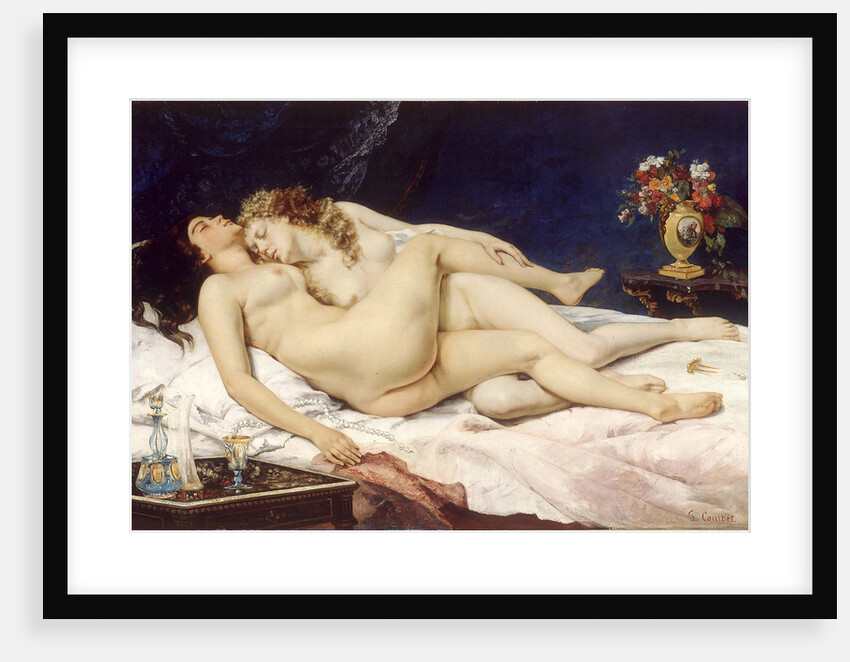 The Sleepers (Le Sommeil) by Gustave Courbet