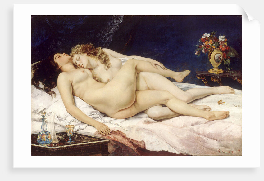 The Sleepers (Le Sommeil) by Gustave Courbet