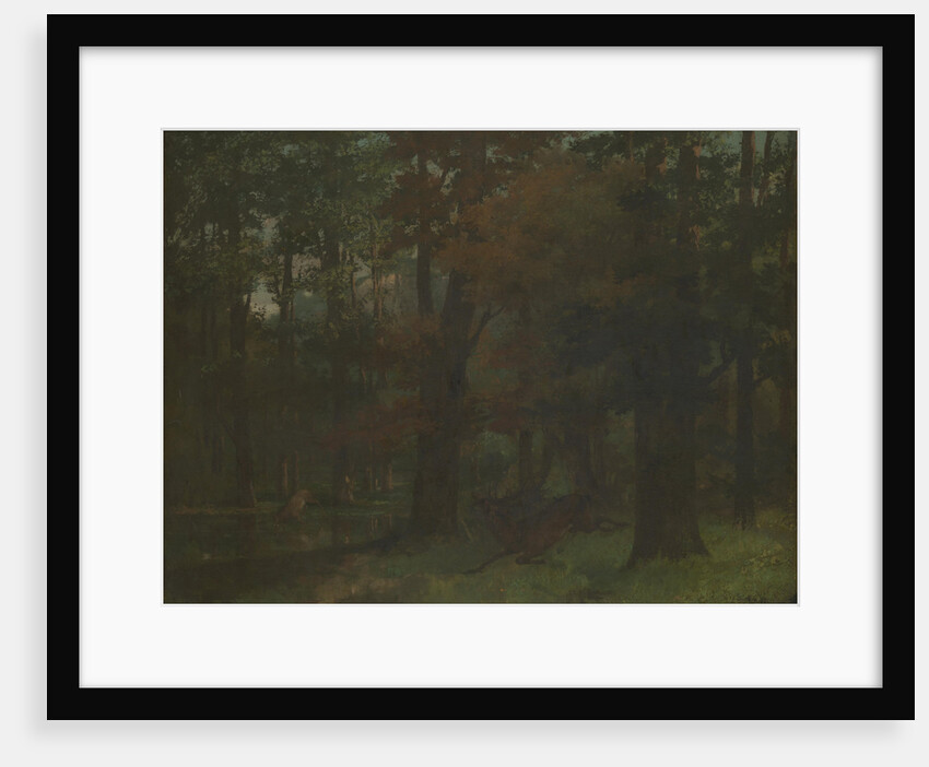 In the Forest by Gustave Courbet