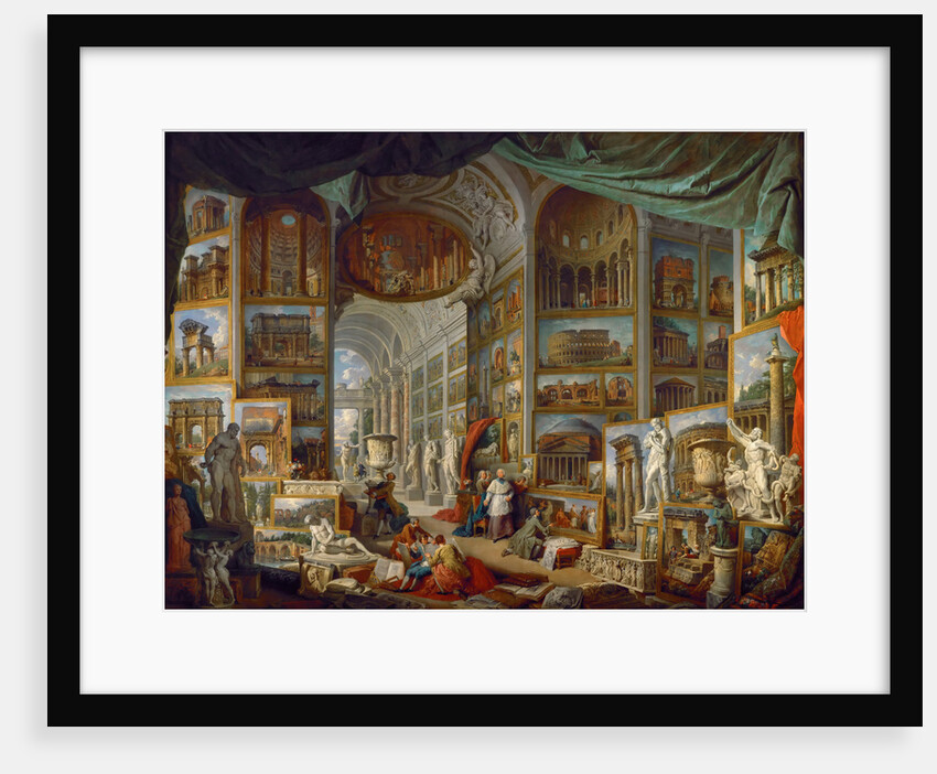 Picture Gallery with Views of Ancient Rome (Roma Antica) by Giovanni Paolo Panini