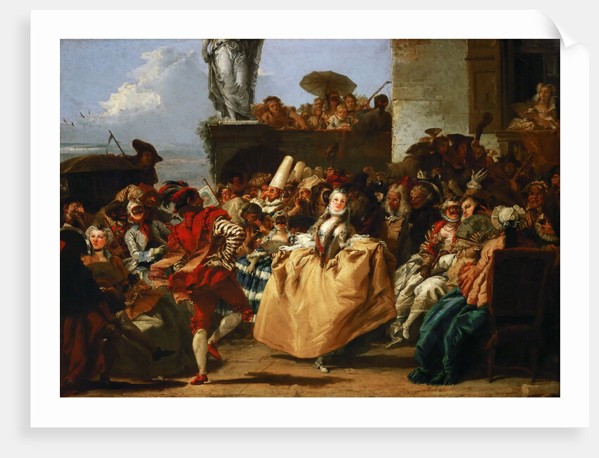 Carnival Scene (The Minuet) by Giandomenico Tiepolo