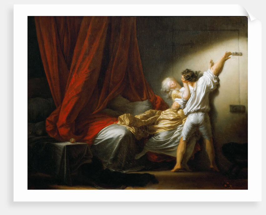 The Bolt (Le Verrou) by Jean Honoré Fragonard