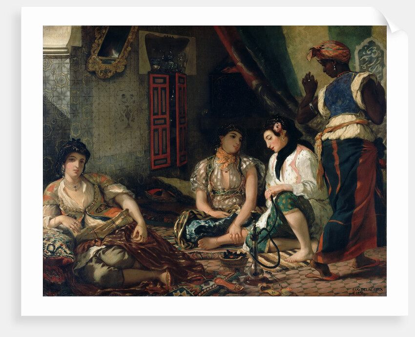 The Women Of Algiers In Their Apartment by Eugène Delacroix