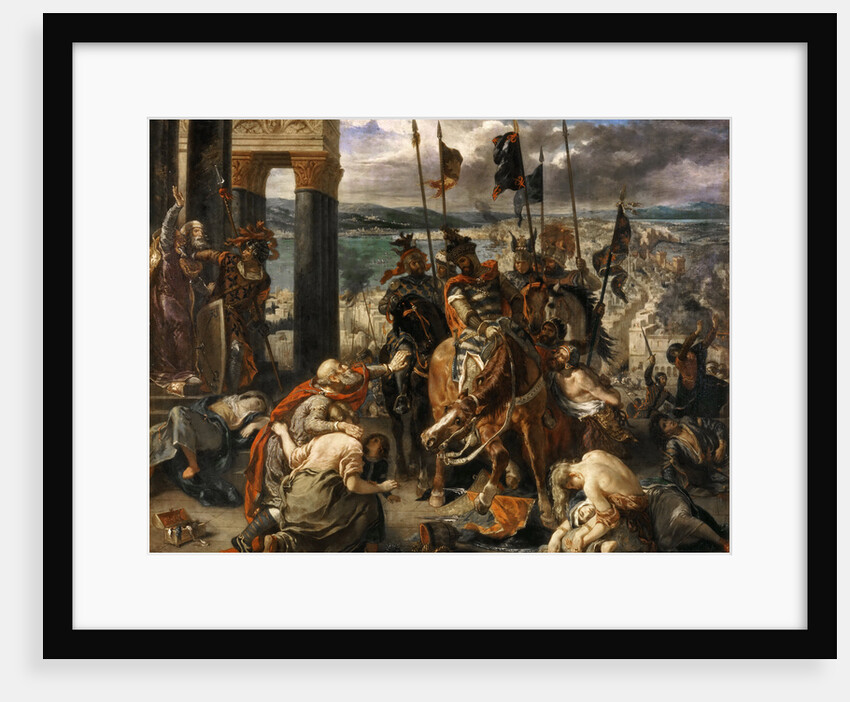 The Entry of the Crusaders in Constantinople by Eugène Delacroix