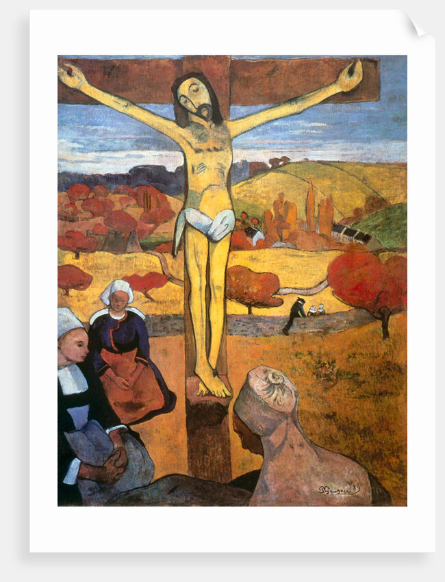 The Yellow Christ by Paul Eugéne Henri Gauguin