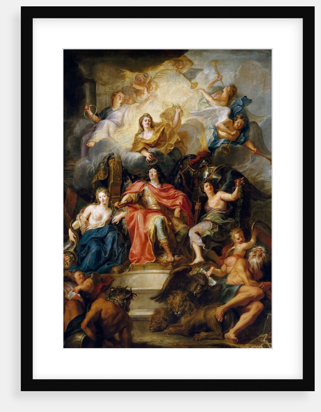 The glorification of Louis XIV by Antoine Coypel