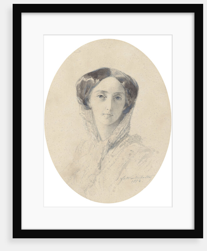 Portrait of Grand Duchess Olga Nikolaevna of Russia, Queen of Württemberg by Franz Xavier Winterhalter