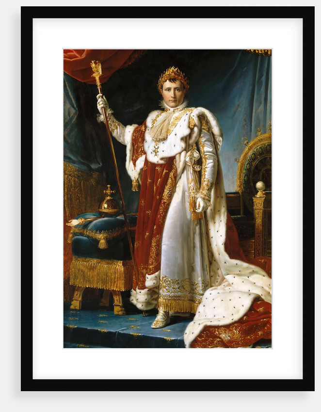 Portrait of Emperor Napoléon I Bonaparte in his Coronation Robes by François Pascal Simon Gérard