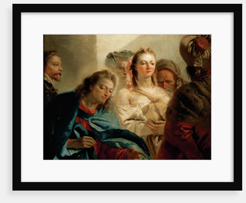 Christ and the Woman Taken in Adultery by Giambattista Tiepolo