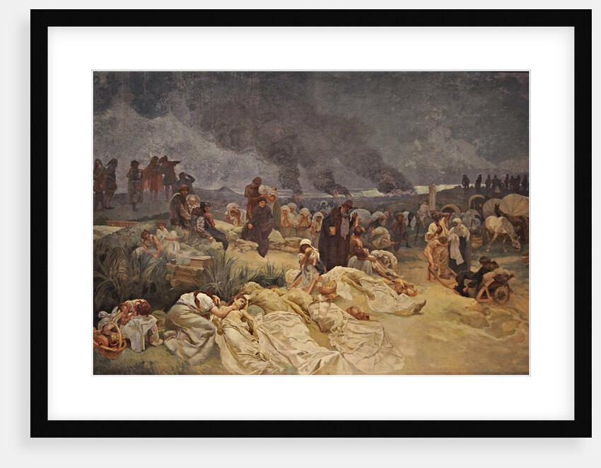 Petr Chelcicky at Vodnany (The cycle The Slav Epic) by Alfons Marie Mucha