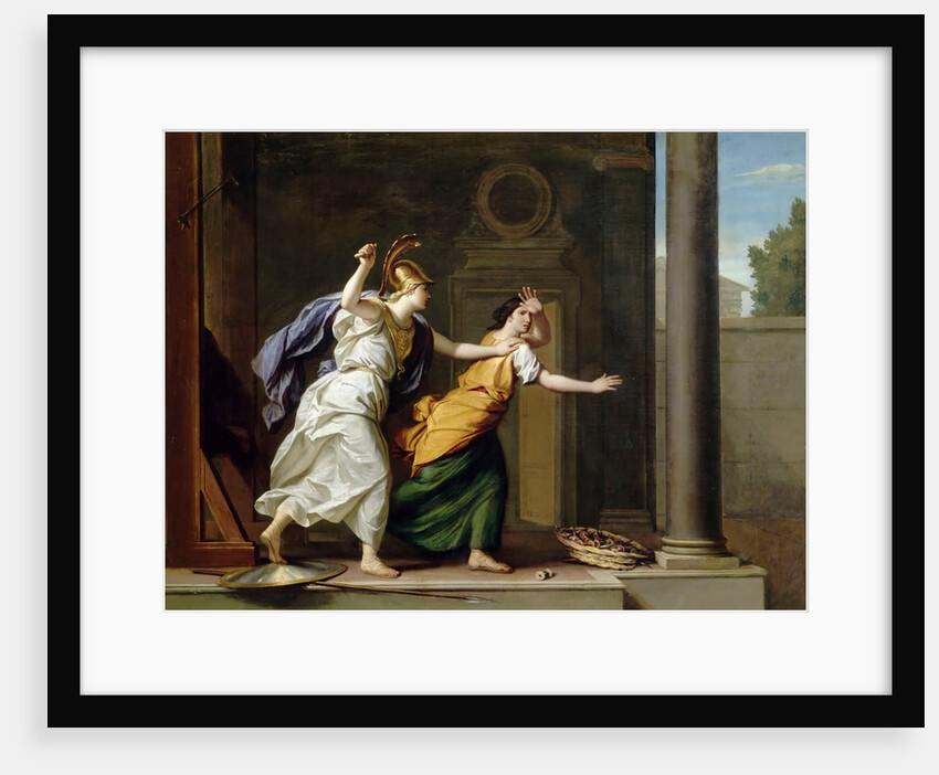 Minerva and Arachne by René-Antoine Houasse
