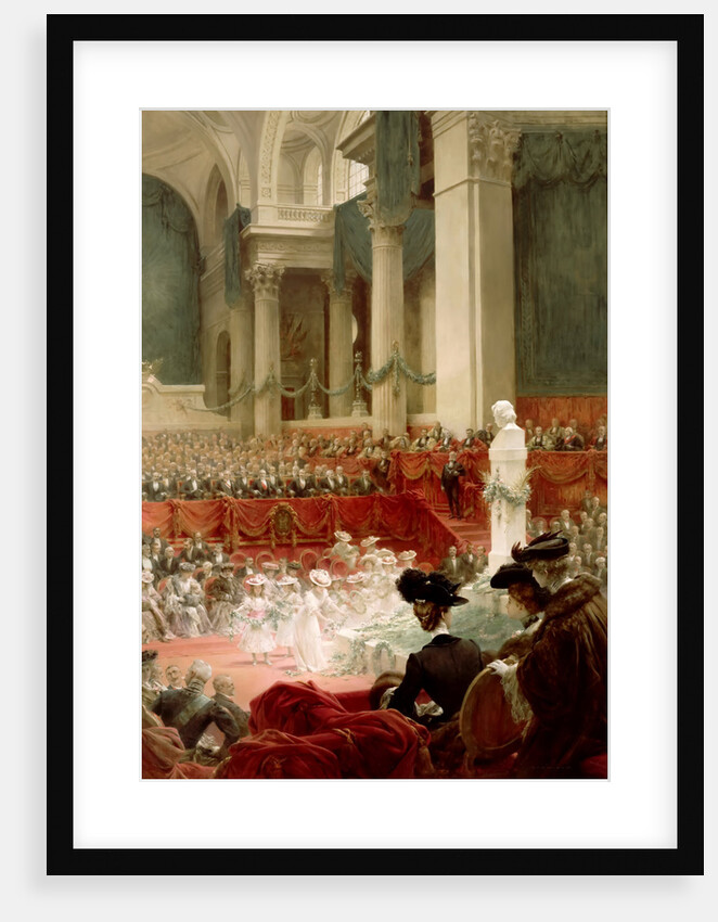 Celebration of the 100th Birthday of Victor Hugo at the Panthéon in Presence of the President Félix by Théobald Chartran