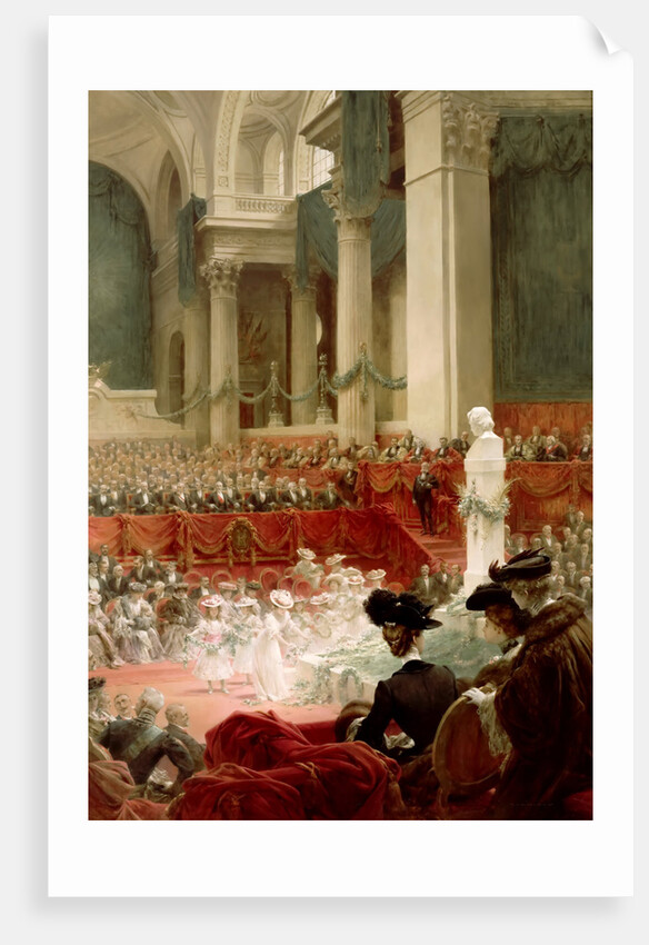 Celebration of the 100th Birthday of Victor Hugo at the Panthéon in Presence of the President Félix by Théobald Chartran
