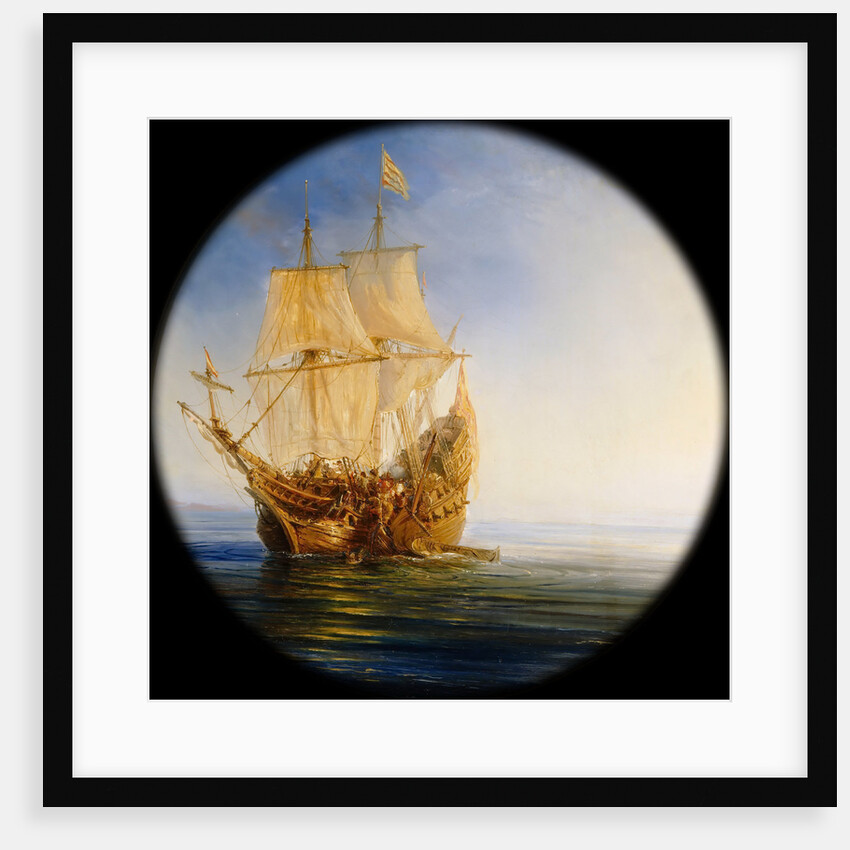 Spanish Galleon taken by the Pirate Pierre le Grand near the coast of Hispaniola, in 1643 by Théodore Gudin