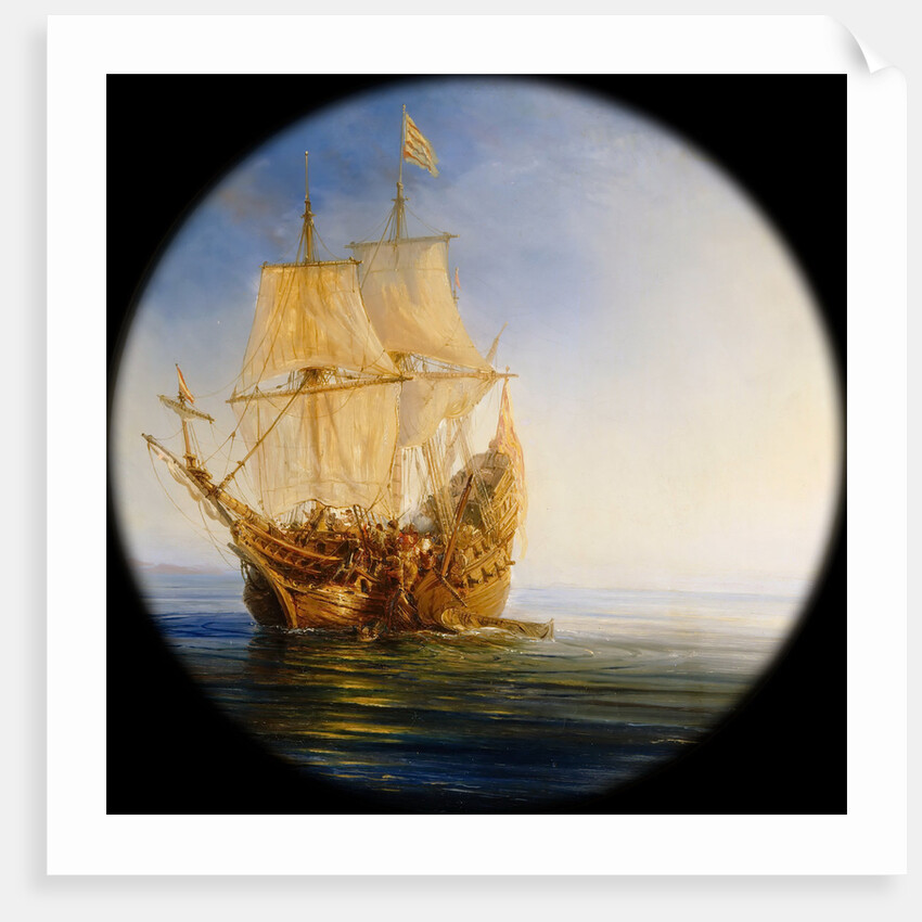 Spanish Galleon taken by the Pirate Pierre le Grand near the coast of Hispaniola, in 1643 by Théodore Gudin
