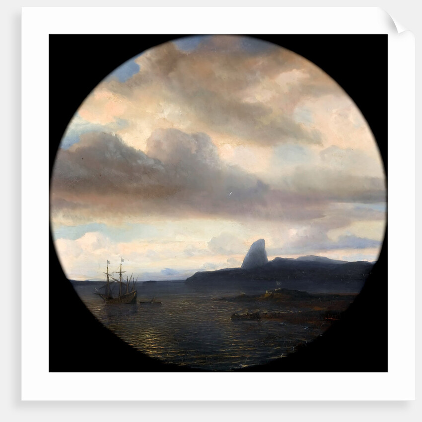 Villegagnon Entering the Bay of Rio de Janeiro on 10 November 1555 by Théodore Gudin