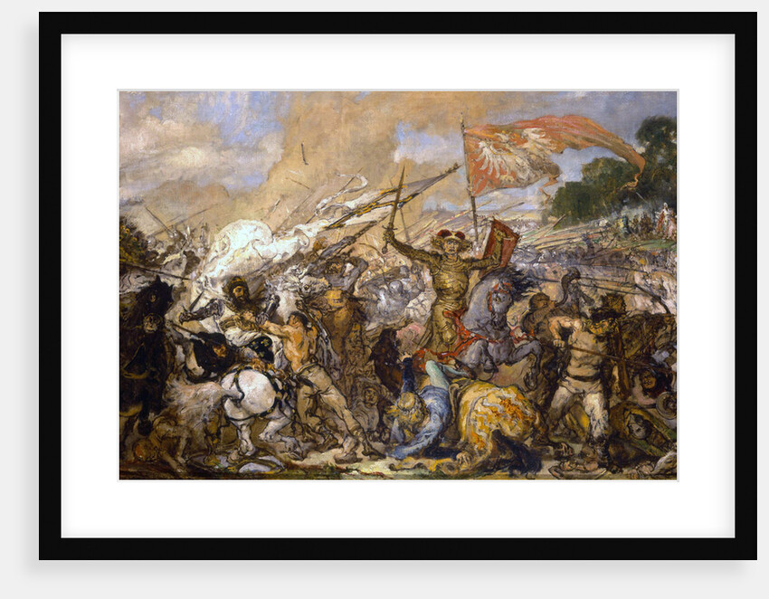 The Battle of Grunwald (sketch) by Jan Alojzy Matejko