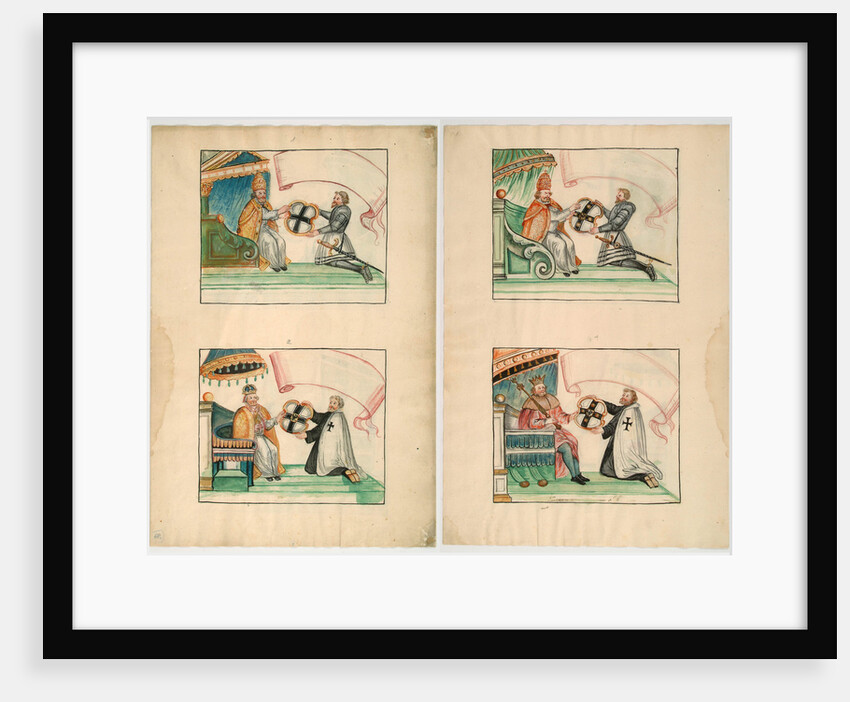 Popes and Emperor give privileges to the Teutonic Knights by Anonymous
