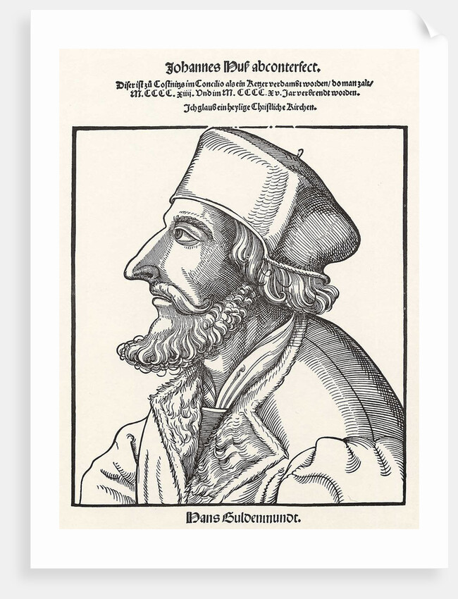 John Hus by Erhard Schoen